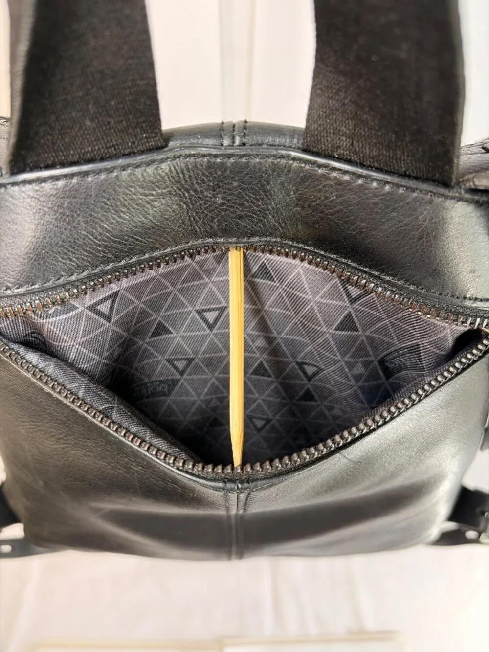 Botkier Backpack Convertible Tote Purse Gunmetal Black Pebbled Leather